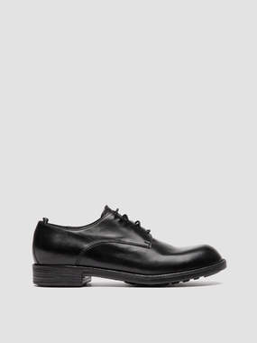 DIARY 009 - Black Leather Derby Shoes All-Season Versatility
