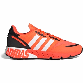 Adidas Men's ZX 1K Boost Shoes - Solar Red / Cloud White / Core Black Sports Driven Daily Basics