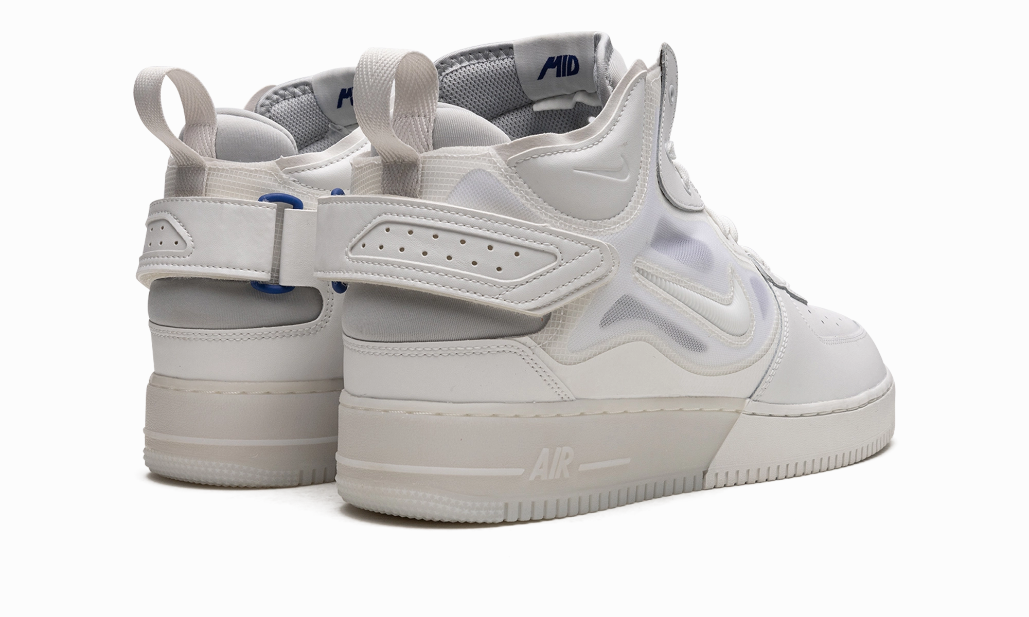 Air Force 1 Mid React "Air Force 1 Mid React NIKE" Ultra Flex Outsole Smooth Upper