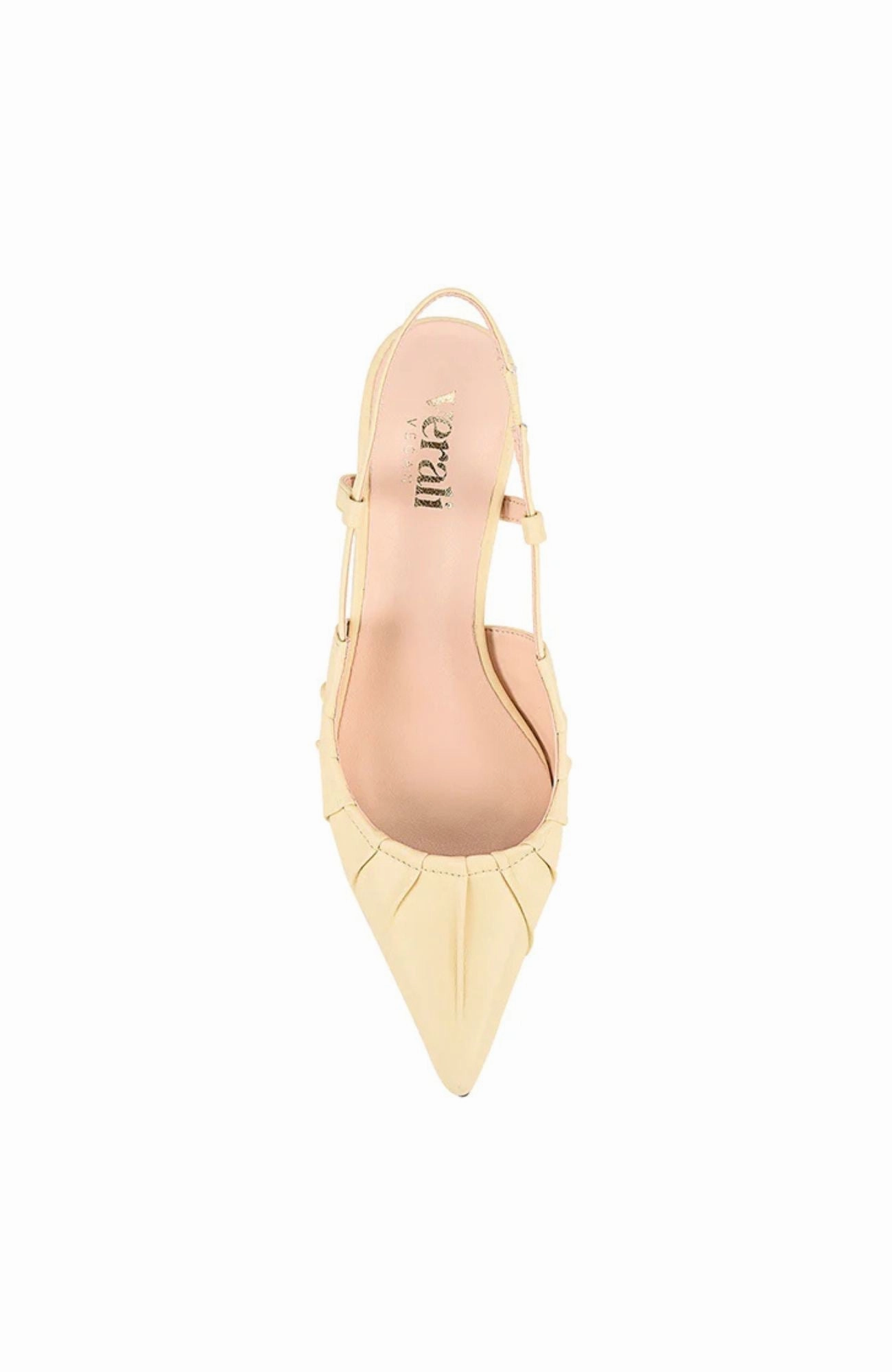 Unique Look Fall Footwear Lucius Slingback Kitten Heels Butter Cream