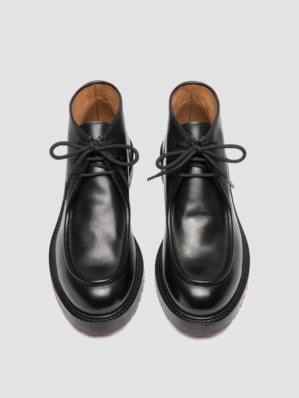 Sleek Slim Edge understated look BOSS 018 - Black Leather Derby Shoes