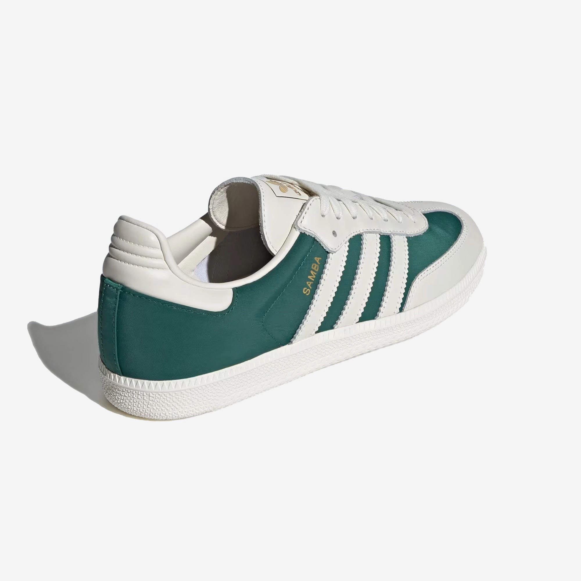 Quiet Step Motion Cushion ADIDAS ORIGINALS | SAMBA OG { OFF WHITE/COLLEGIATE GREEN