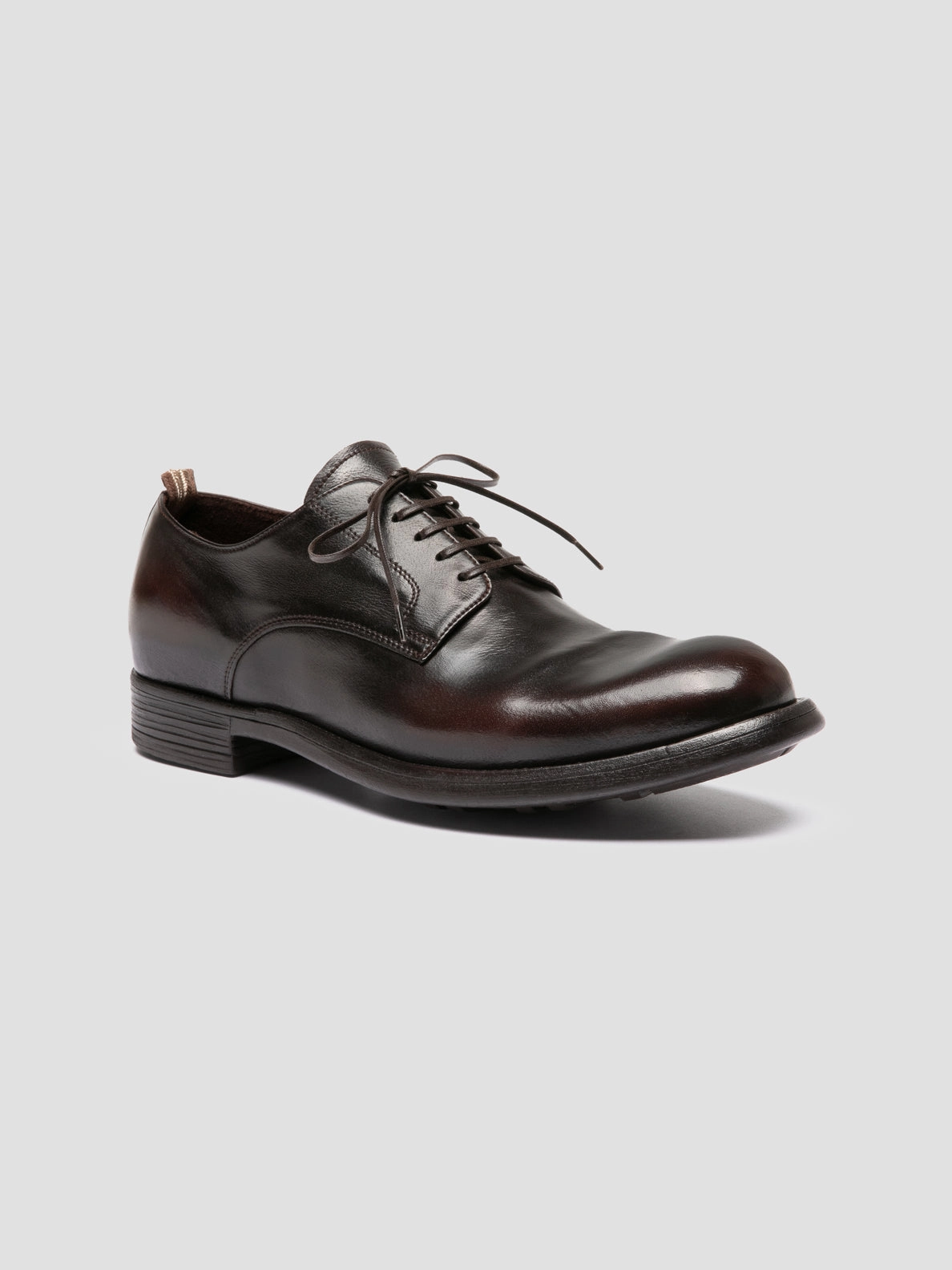 CHRONICLE 001 - Brown Leather Derby Shoes Cool Weather