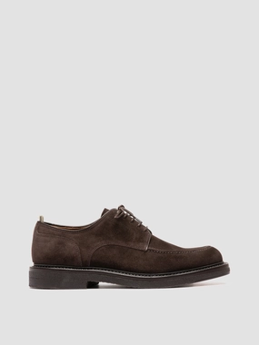 Durable Work Fit Durable Lining ASTON CREPE 003 - Brown Suede Derby Shoes