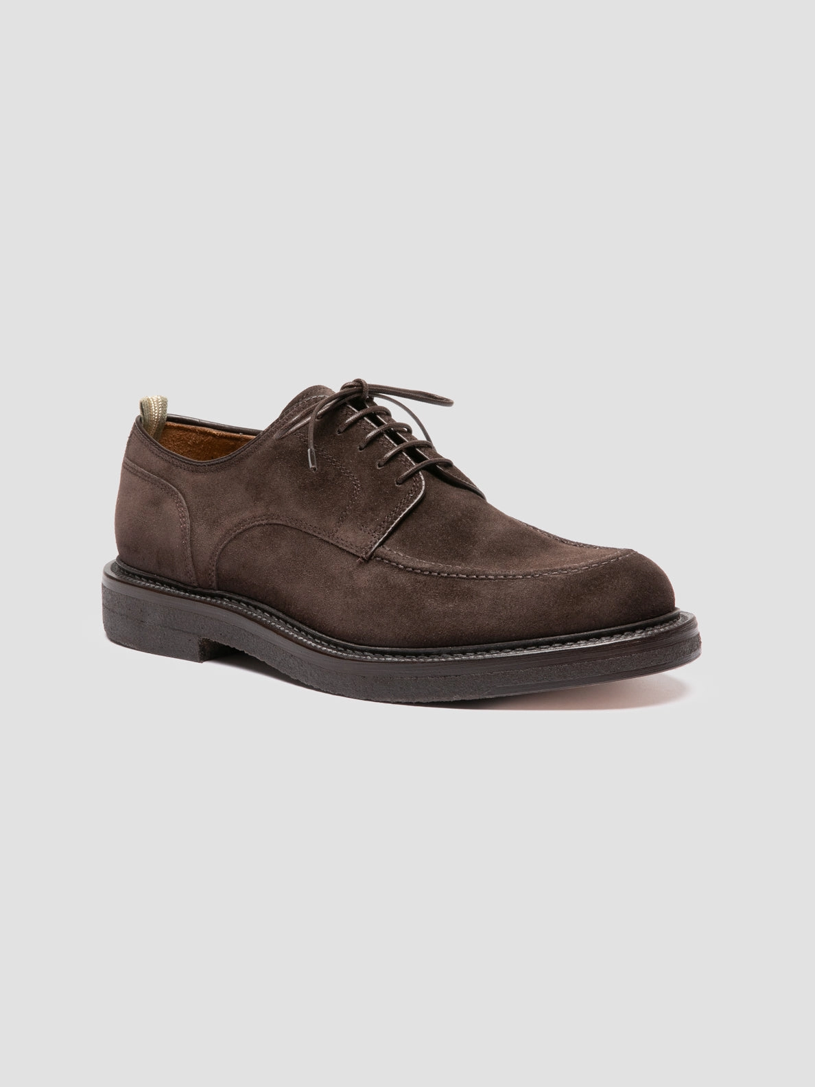 ASTON CREPE 003 - Brown Suede Derby Shoes Sharp Everyday Style Durable Daily Wear
