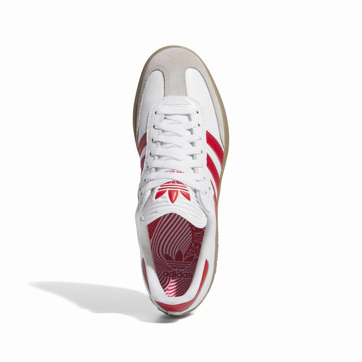 Adidas - Puig Samba Shoes White/Red/Gum Insole Support Workout Friendly