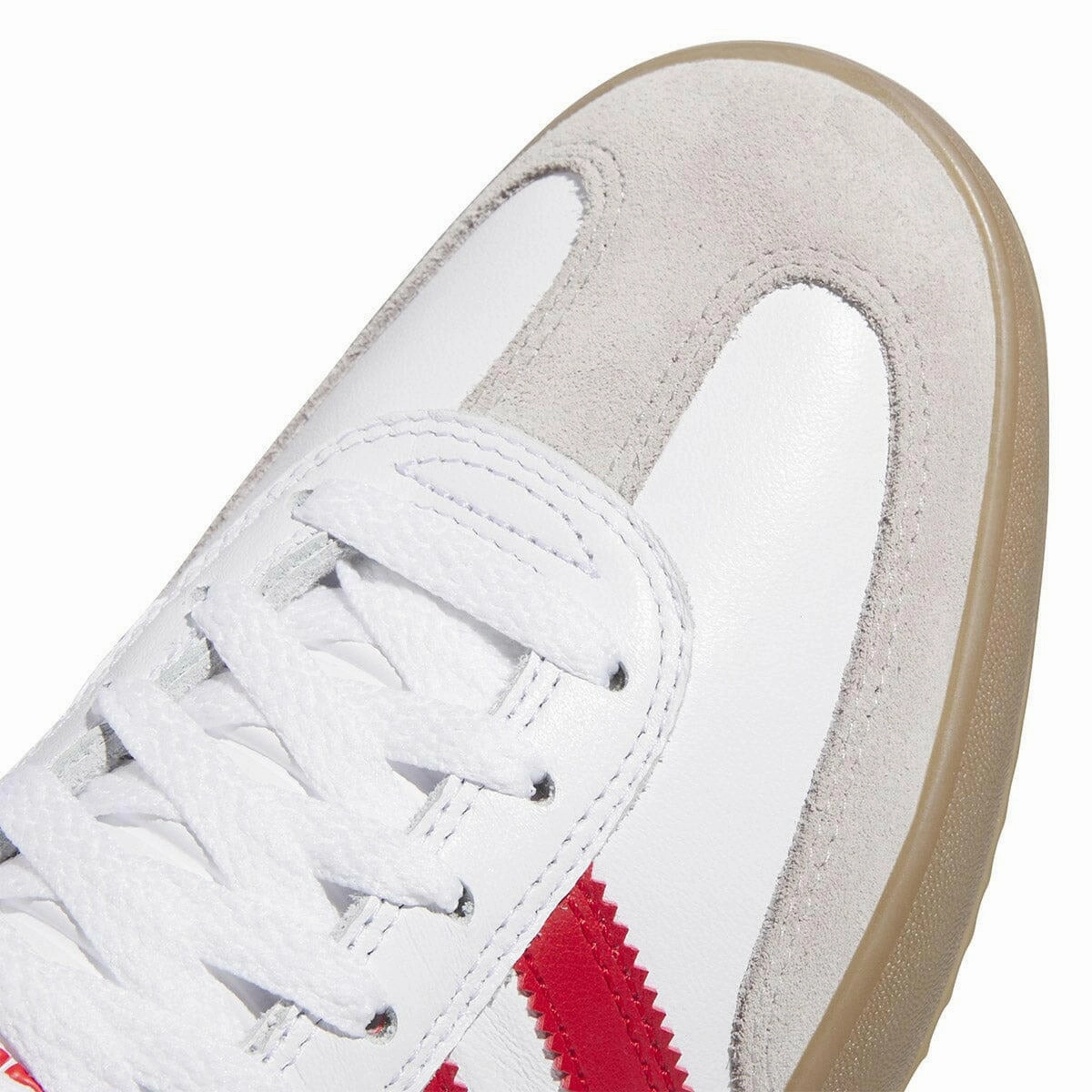 Movement Ready Minimalist Look Adidas - Puig Samba Shoes White/Red/Gum