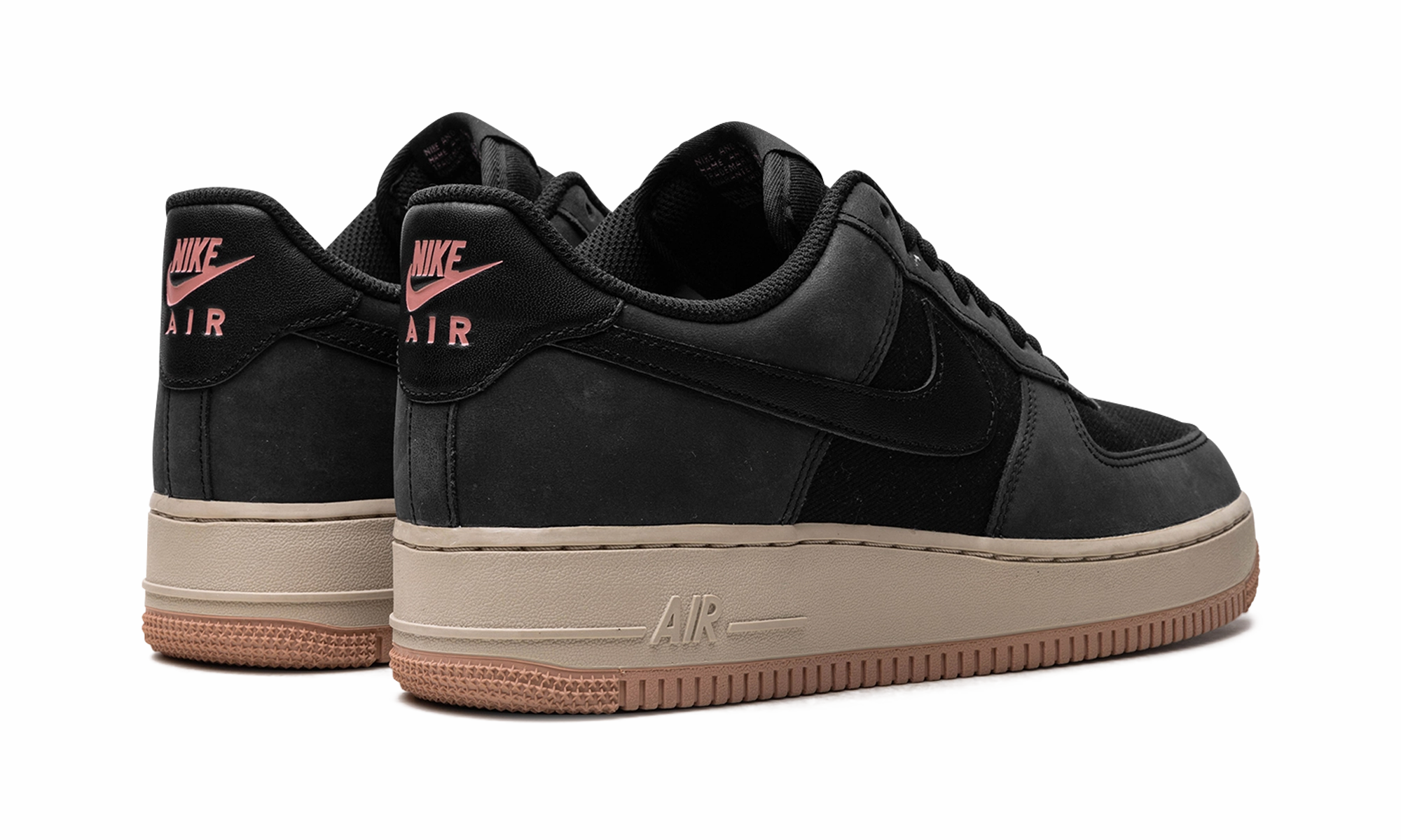 Air Force 1 Low '07 LX "Black Red Stardust" Slip   On Style