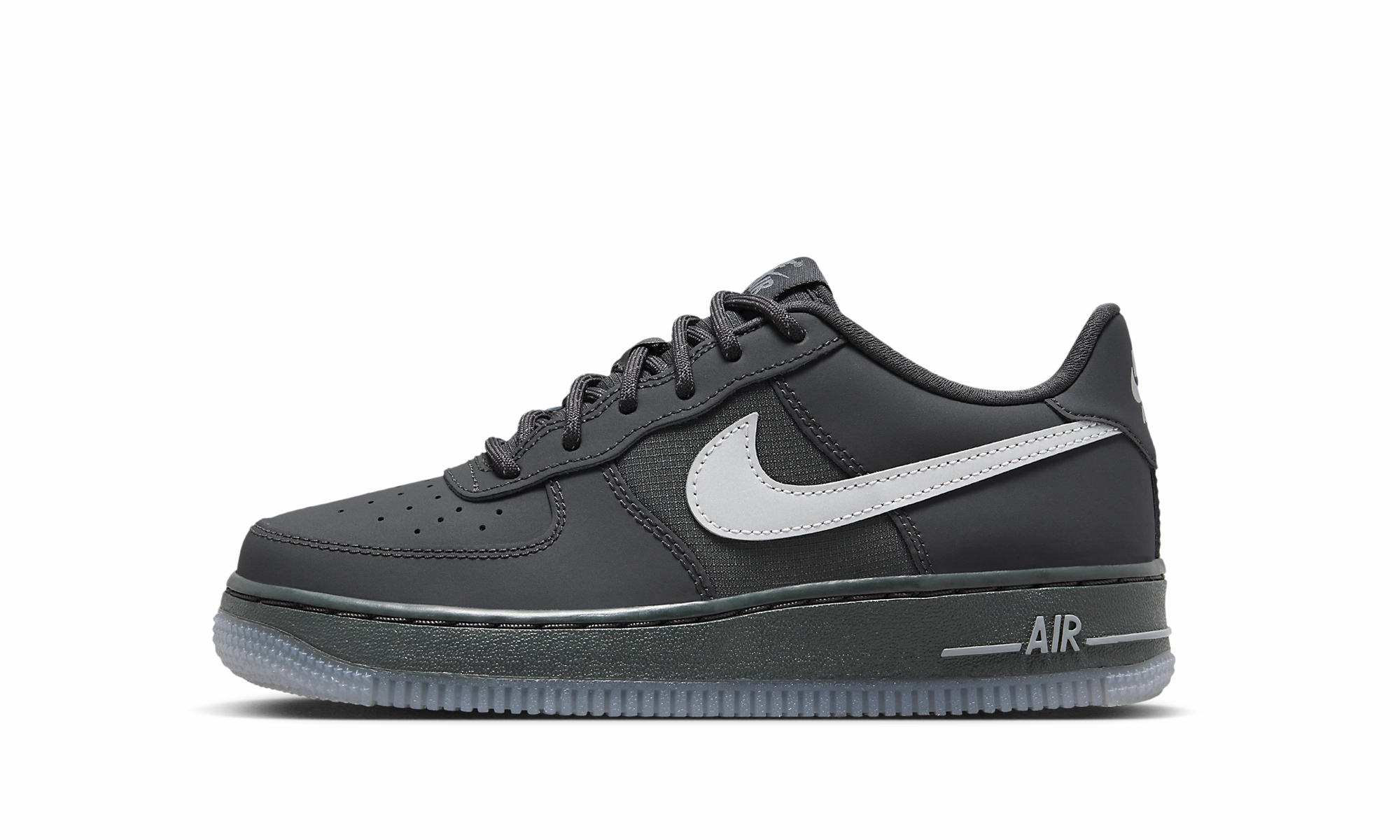 Air Force 1 GS "Reflective Swoosh" All Fit