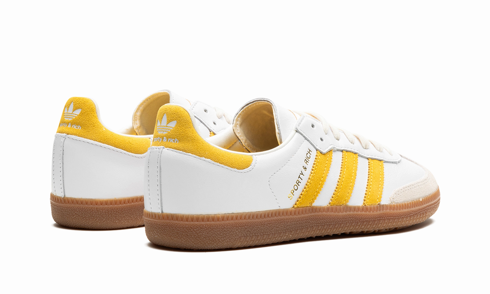 High-Performance Fit Fashion Mood Samba OG "SPORTY & RICH - White Bold Gold"