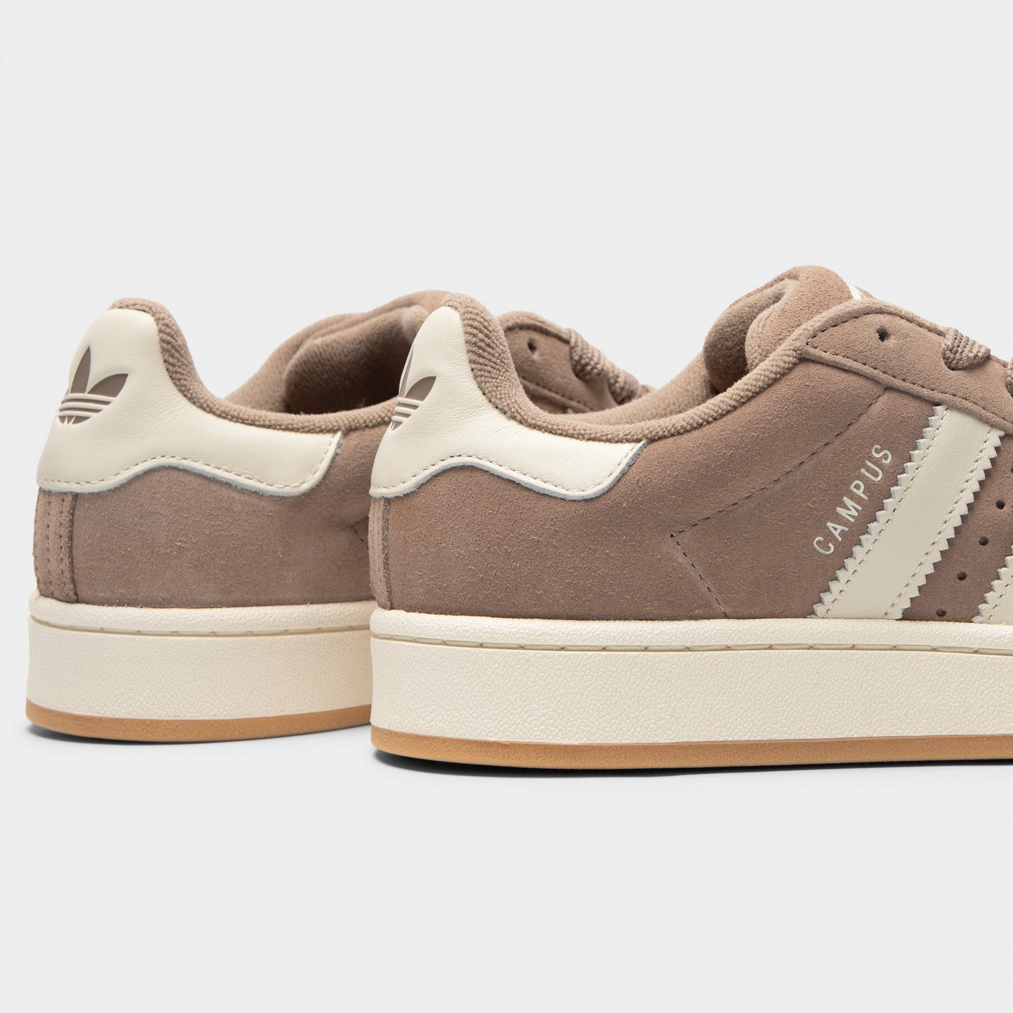adidas Originals 00s Charcoal Brown / Off White - Gum Double Stitched