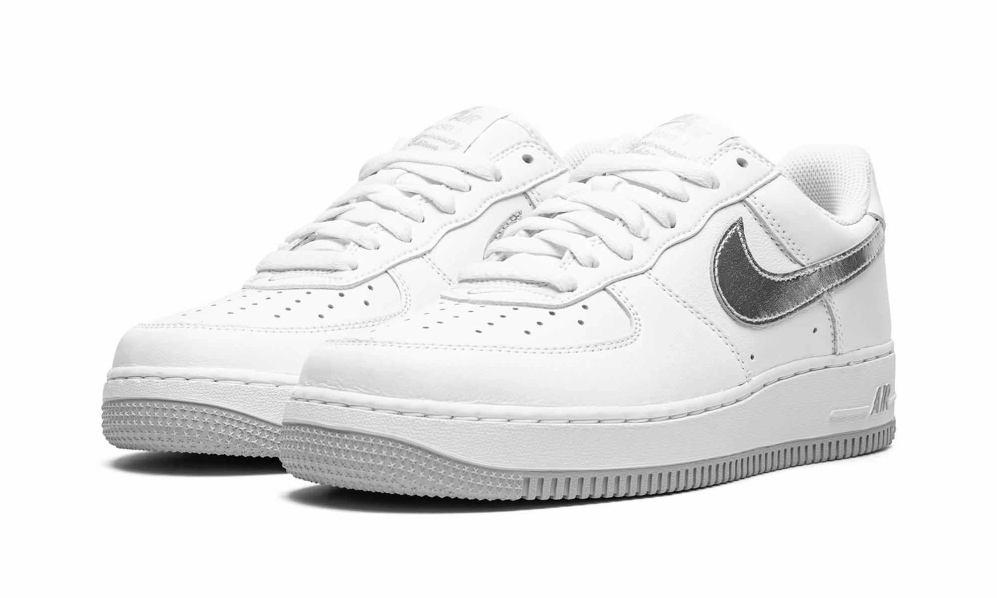 Air Force 1 Low "Silver Swoosh" Clear Hike All-Weather Design