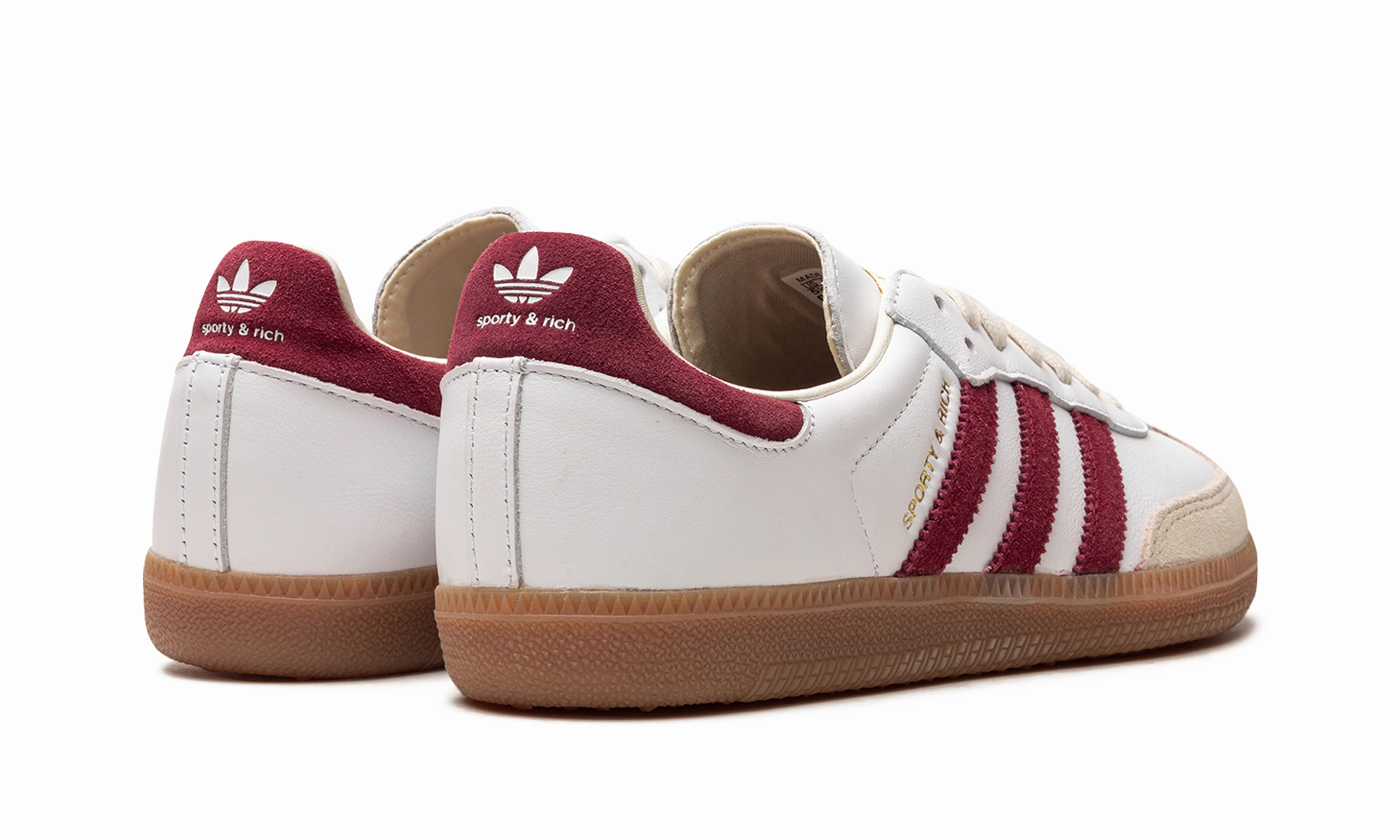 Heavy Walk Long Haul Samba OG "Sporty & Rich - White Core Burgundy"