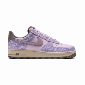 Nike Air Force 1 '07 LV8 'Purple Snakeskin' Men's Shoes Game Performance Moulded Insole