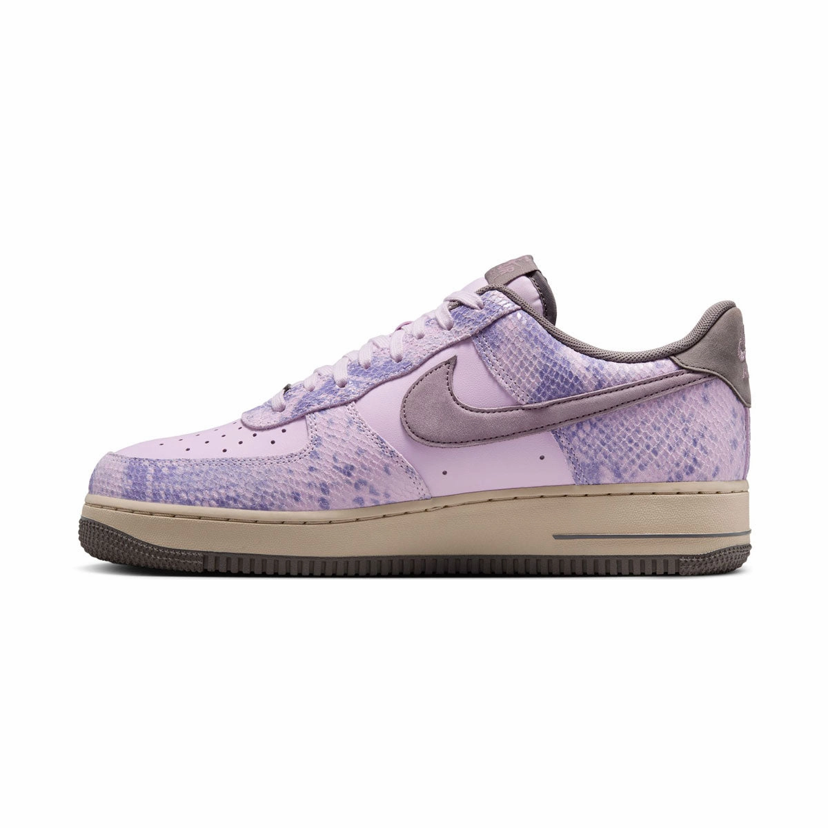 Nike Air Force 1 '07 LV8 'Purple Snakeskin' Men's Shoes Stability Control Mechanism Enhanced Speed