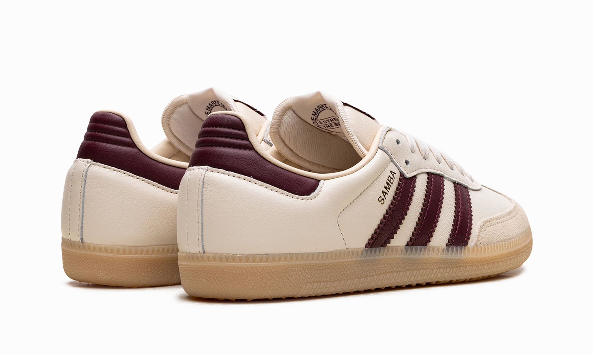 Samba OG "Cream White / Burgundy" Fit Daily Outing Ready