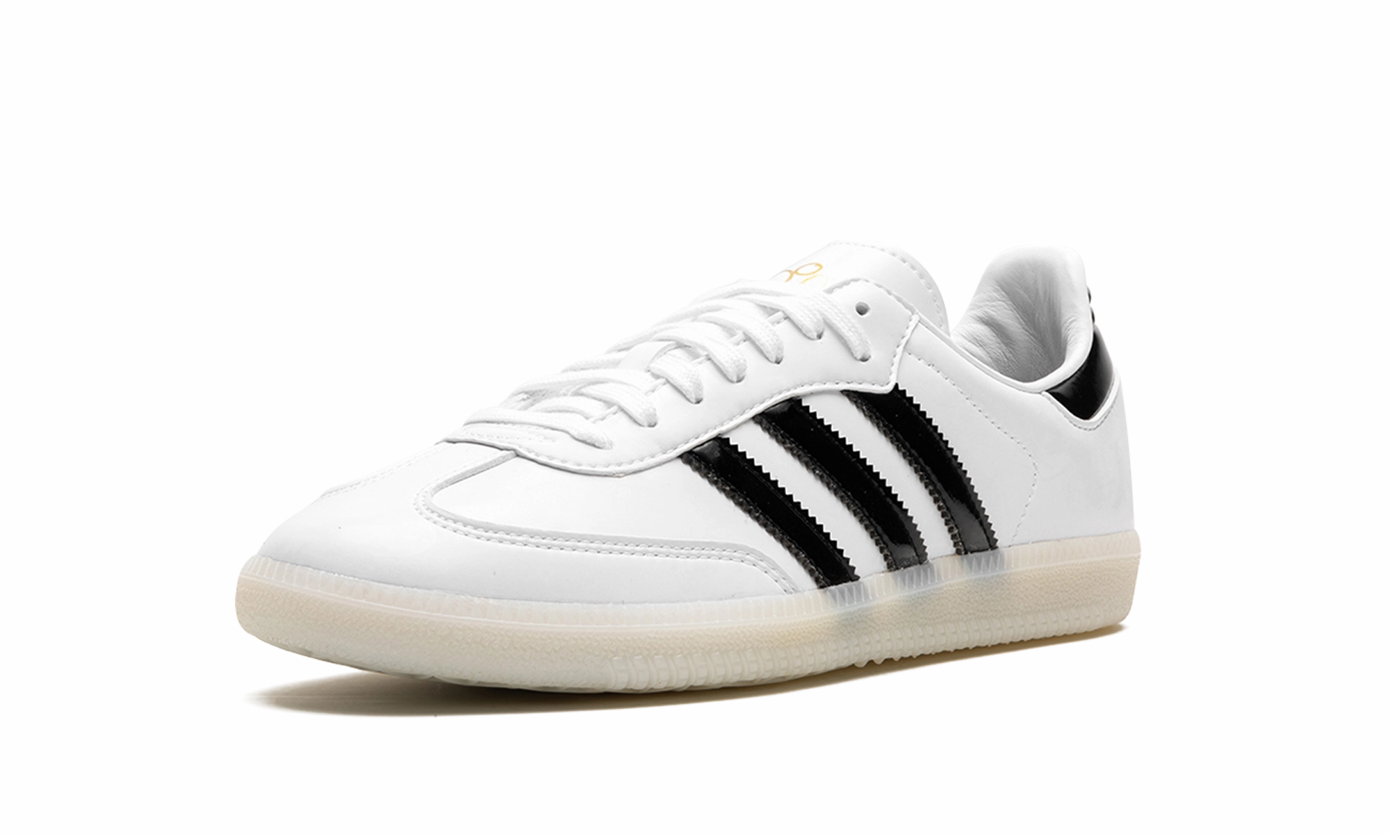 Out And Go Gentle Fit Samba "Jason Dill - White Patent Leather"