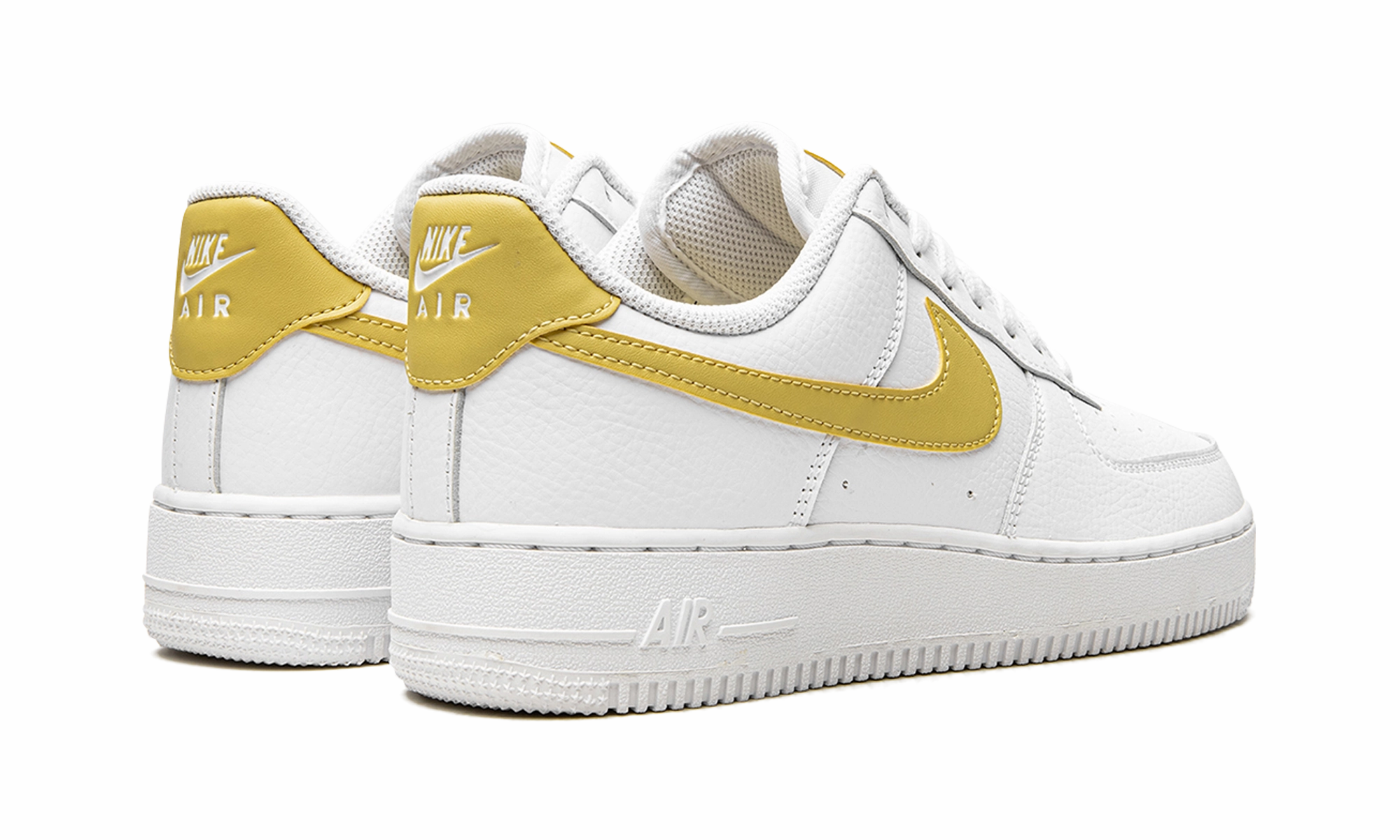 Sandal Style Built Light AIR FORCE 1 LO MNS WMNS "White / Saturn Gold"