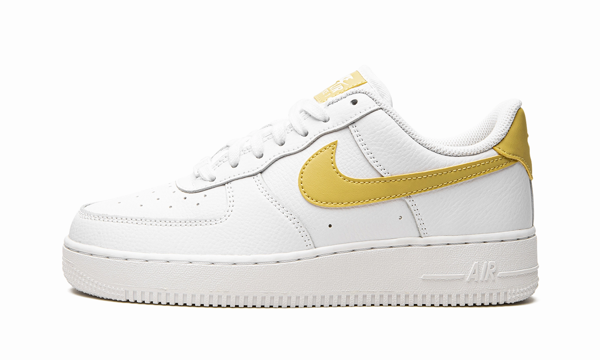 AIR FORCE 1 LO MNS WMNS "White / Saturn Gold" Tide Hike Seamless Toe Box