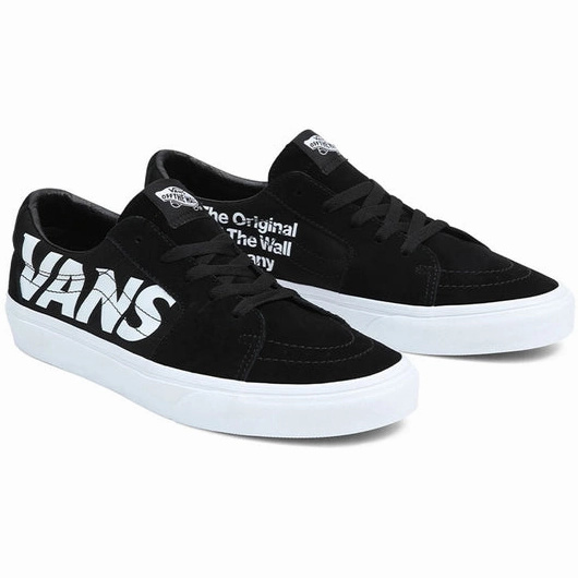 Vans Men's Sk8 Low Hi Def Shoes - Black / White Arch support Ultra Breathable
