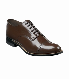 Men's Madison Cap Toe Oxford Shoes In Brown Effortless Comfort