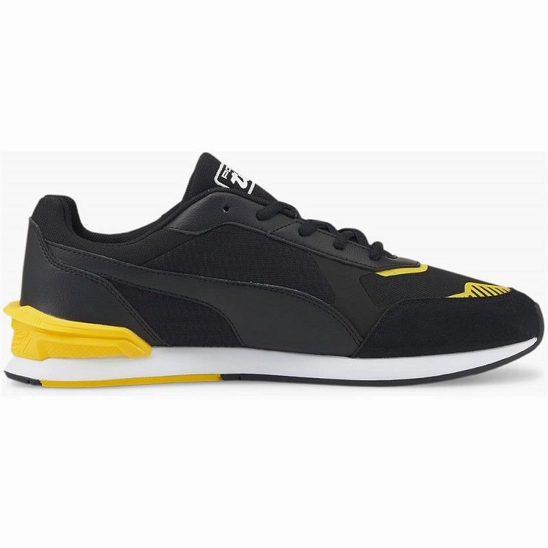 Luxe support Puma Men's Porsche Legacy Low Racer Shoes - Black / Yellow