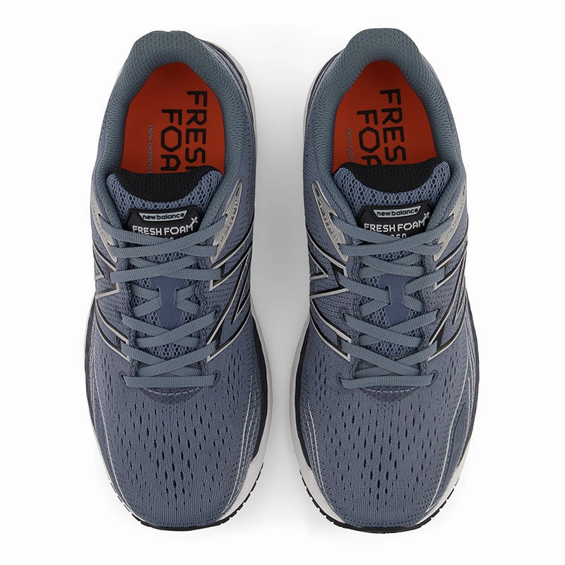 Fresh Foam X 860v12 - Ocean Grey with Light Slate and Black - Men's Dark - colored Arch contour