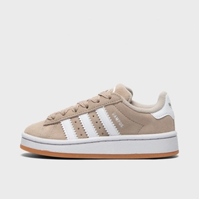 adidas Children's Campus 00s Wonder Beige / White - Gum Low Profile Design