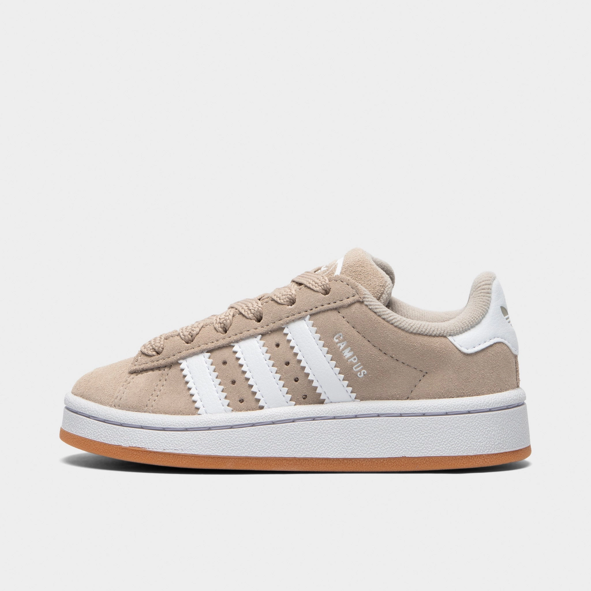 adidas Children's Campus 00s Wonder Beige / White - Gum Low Profile Design