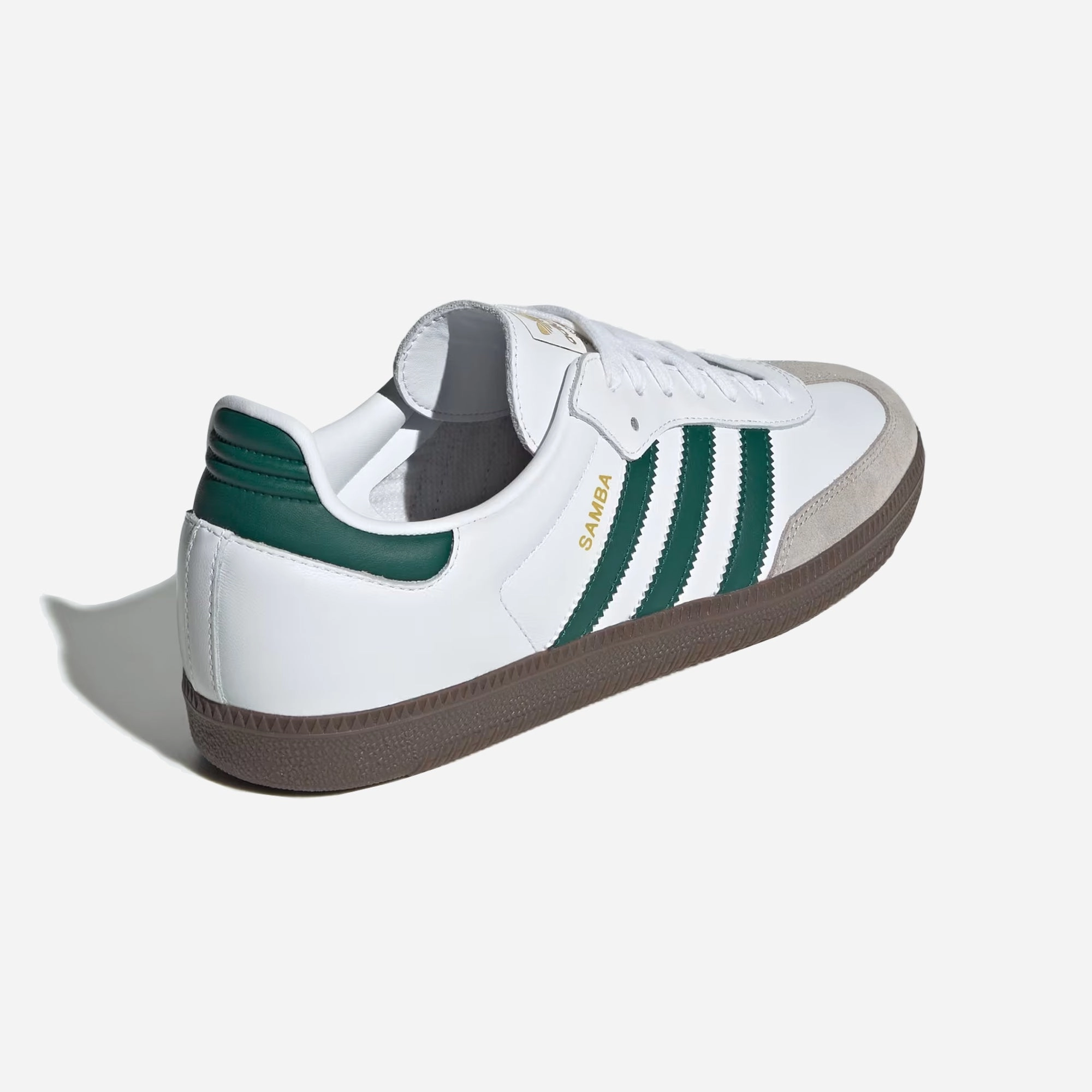 Ergonomic Flow Urban Movement ADIDAS ORIGINALS | SAMBA OG { CLOUD WHITE/GREEN/CLEAR GRANITE