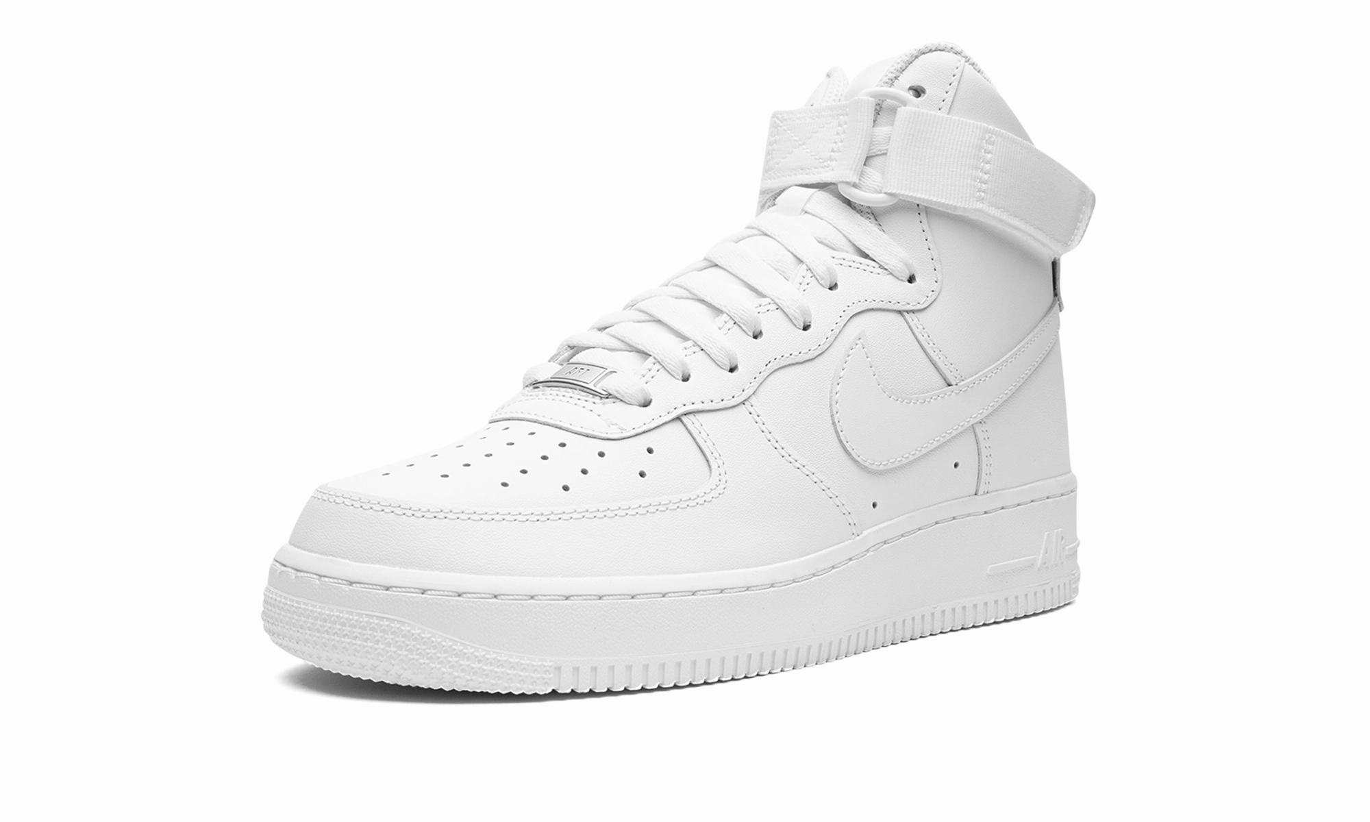 AIR FORCE 1 HIGH MNS WMNS "Triple White" Non Restrictive Fit Drive Ease
