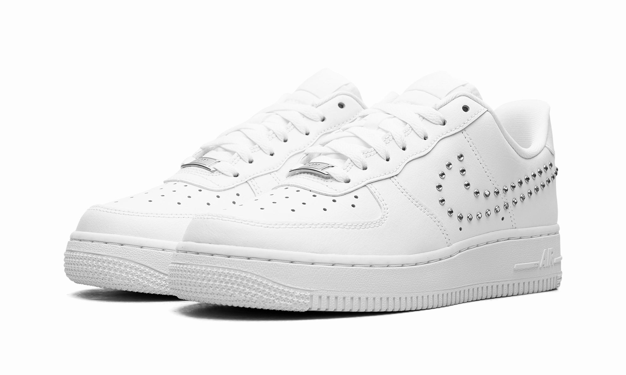 MoistureWicking AIR FORCE 1 LO WMNS "White / Metallic Silver"
