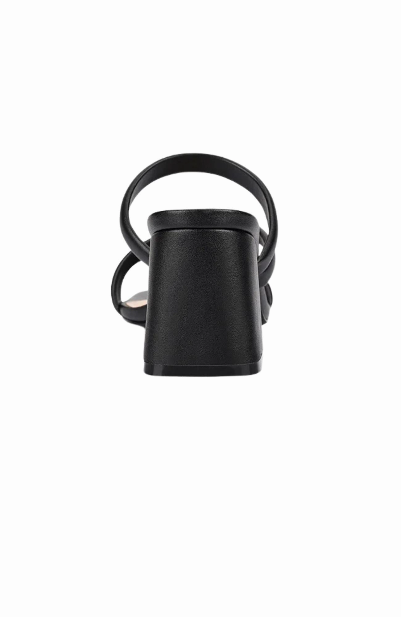 Walk Proud Stallone Block Heel Mules Black