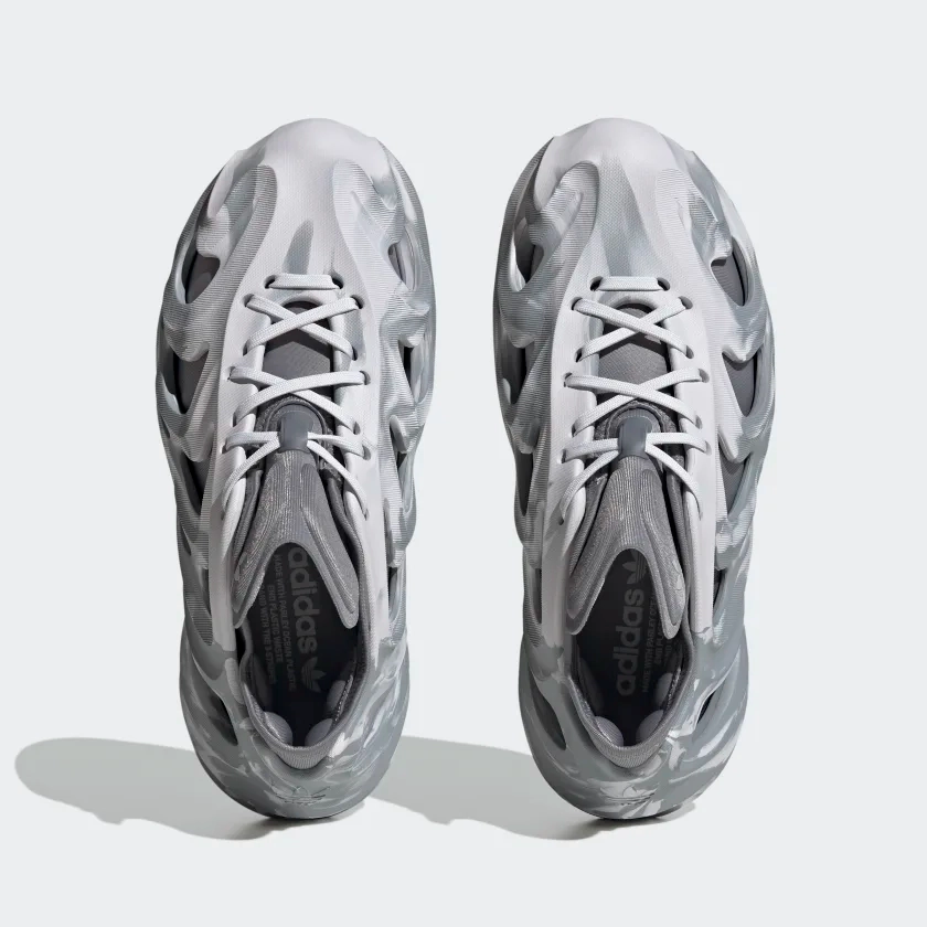 Adidas Men's Adifom Q Shoes - Dash Grey / Light Grey / Bright Royal Reinforced Arch Airflow Circulation Channels