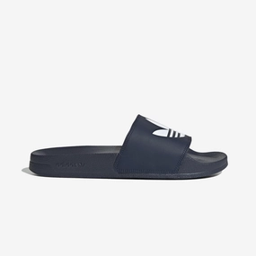 Contemporary Fit Adidas Originals | ADILETTE LITE SLIDES { NAVY/CLOUD WHITE