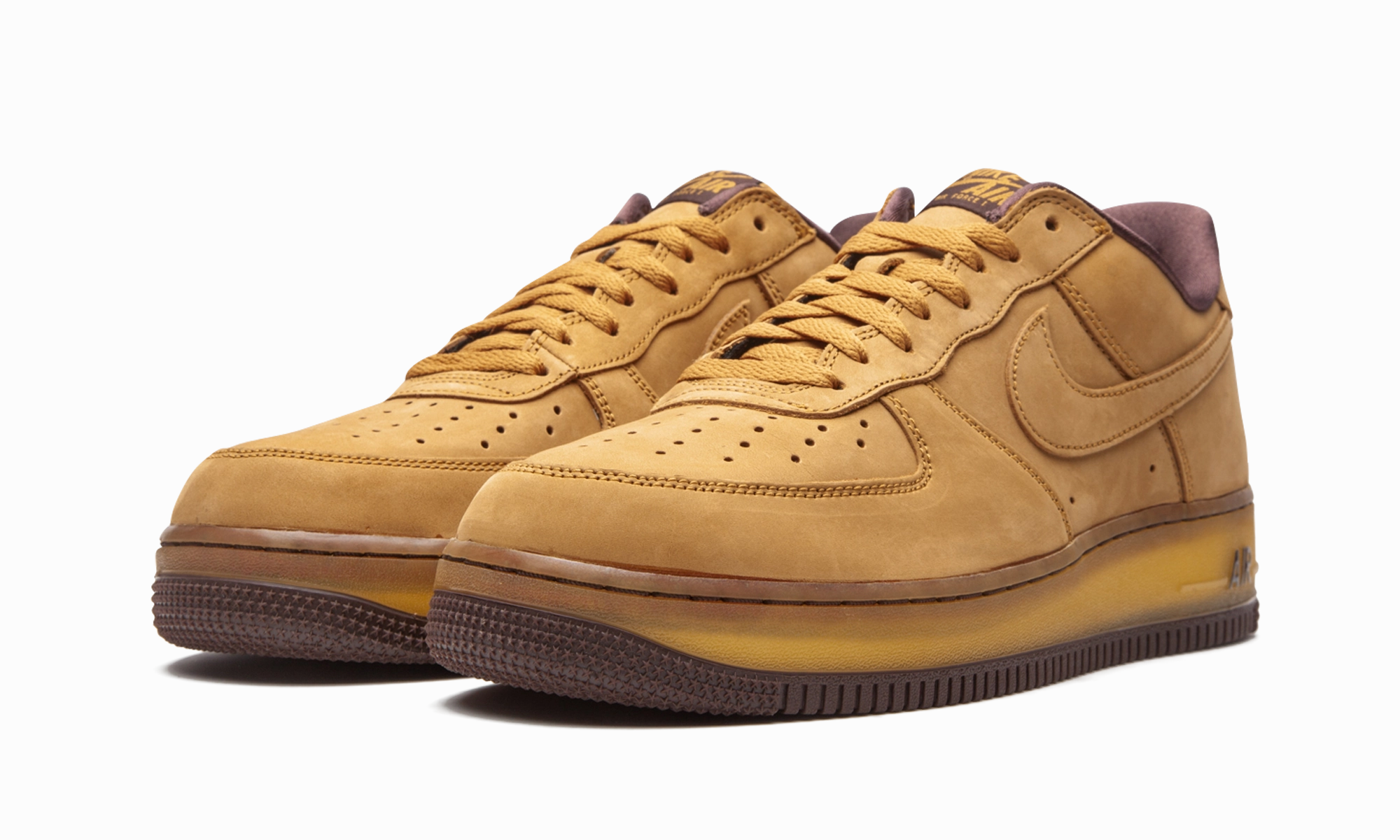 Cushioned ride Air Force 1 Low "Wheat"