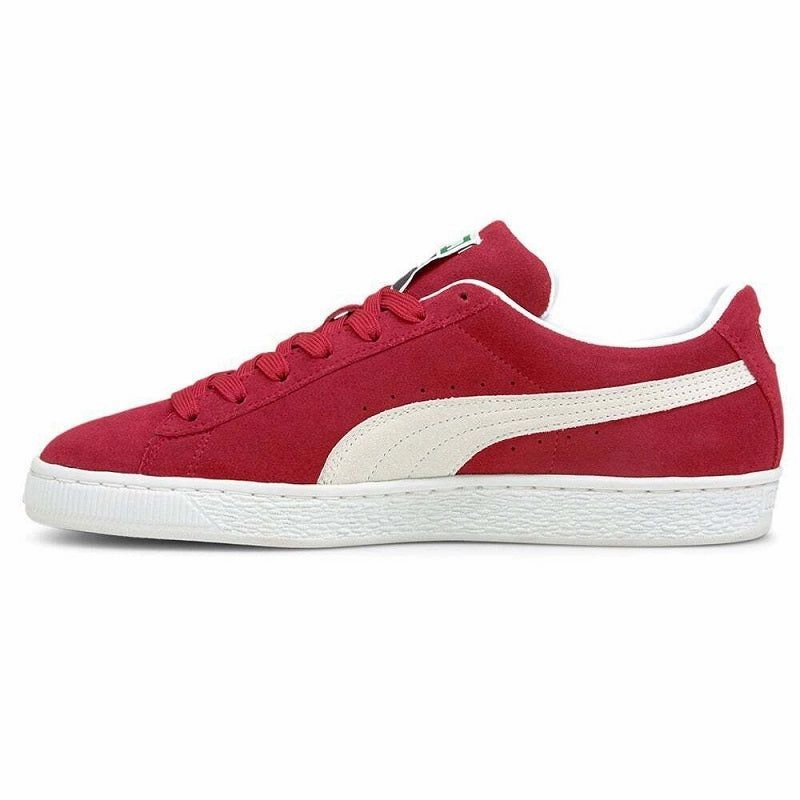 Puma Men's Suede Classic 21 Shoes - Cabernet Red / White All Ride Everyday Favorite