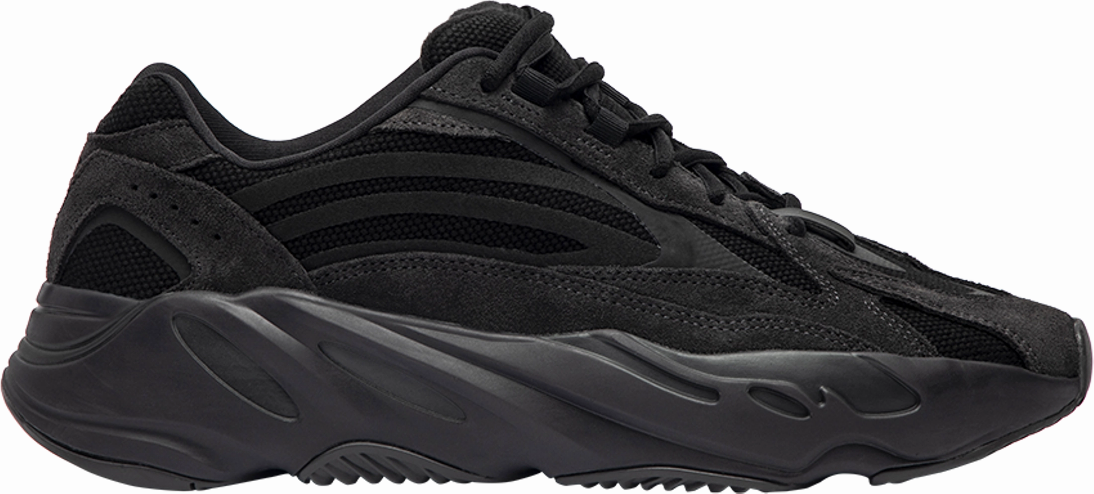 Microfiber Overlay Slip Easy Yeezy Boost 700 V2 'Vanta' - FU6684