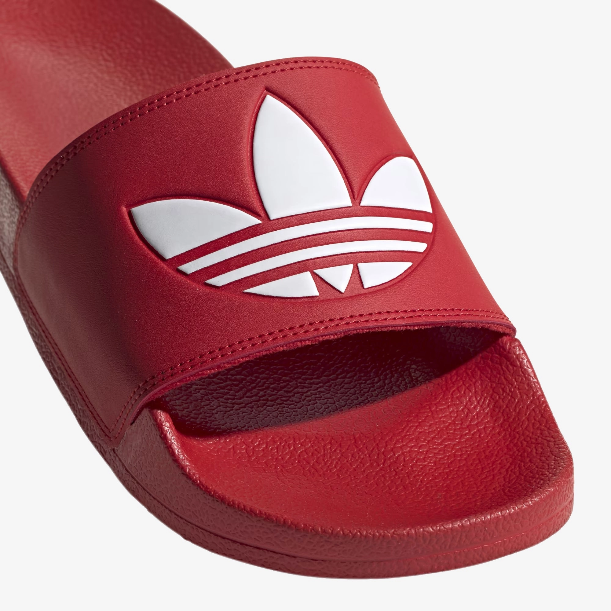 Heel Cup Stability Adidas Originals | ADILETTE LITE SLIDES { RED/WHITE
