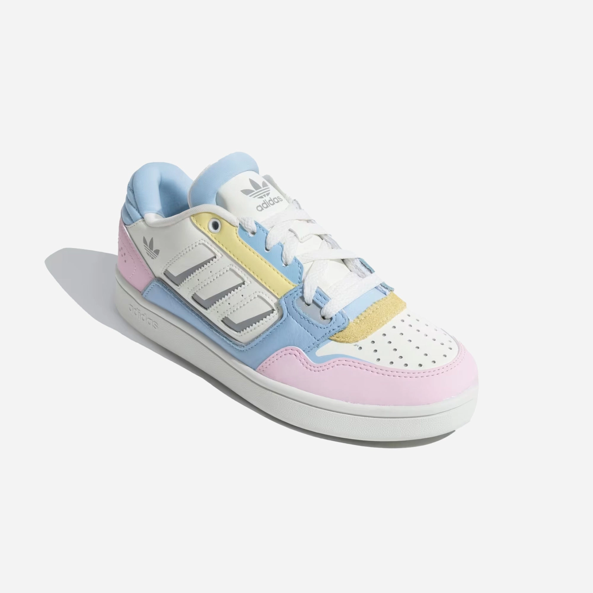 Gait Optimized Thermal Regulating Insole Adidas | DROP STEP LOW 2.0 W IKD { CORE WHITE/HALO SILVER/CLEAR SKY