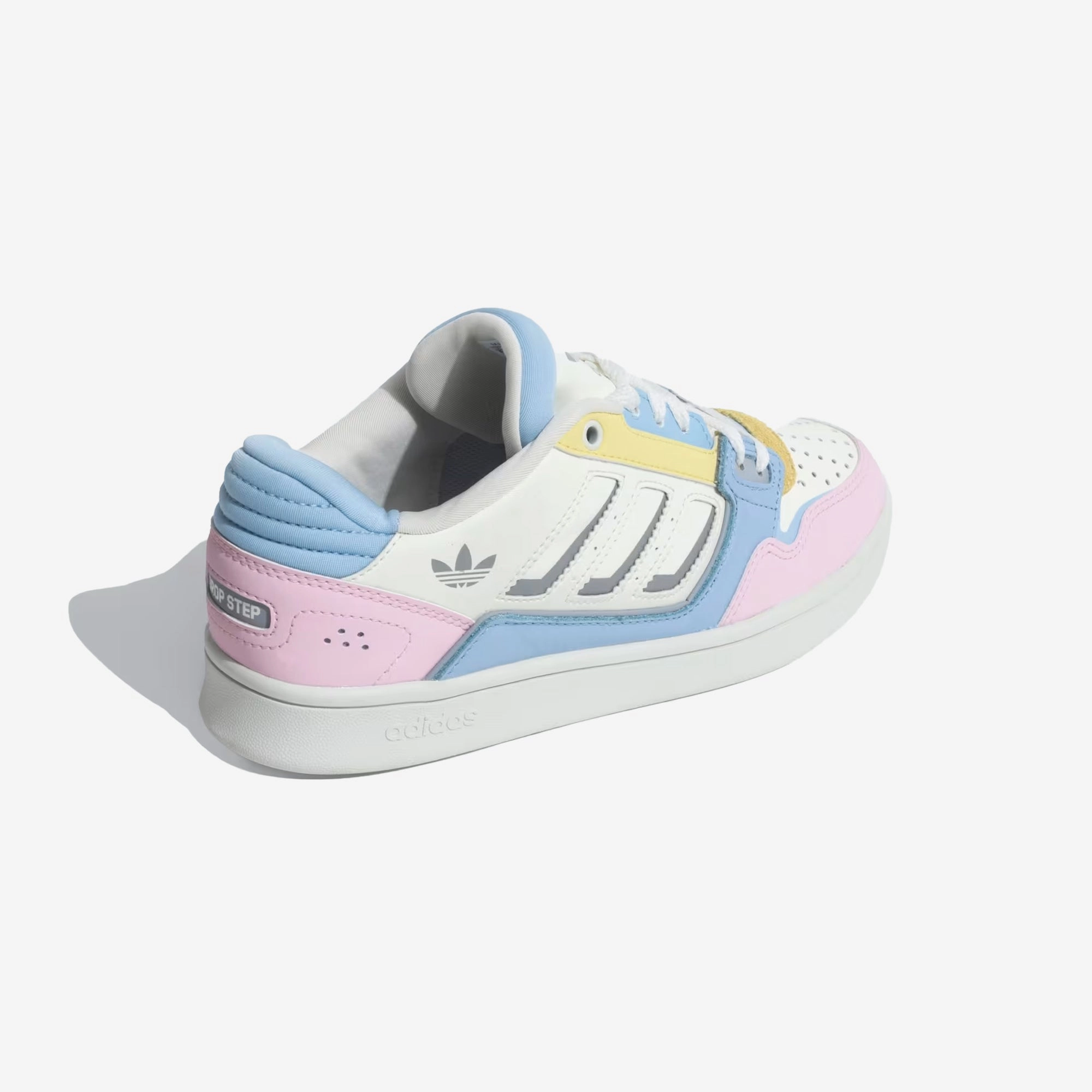 Clean Line Moisture Wicking Lining Adidas | DROP STEP LOW 2.0 W IKD { CORE WHITE/HALO SILVER/CLEAR SKY