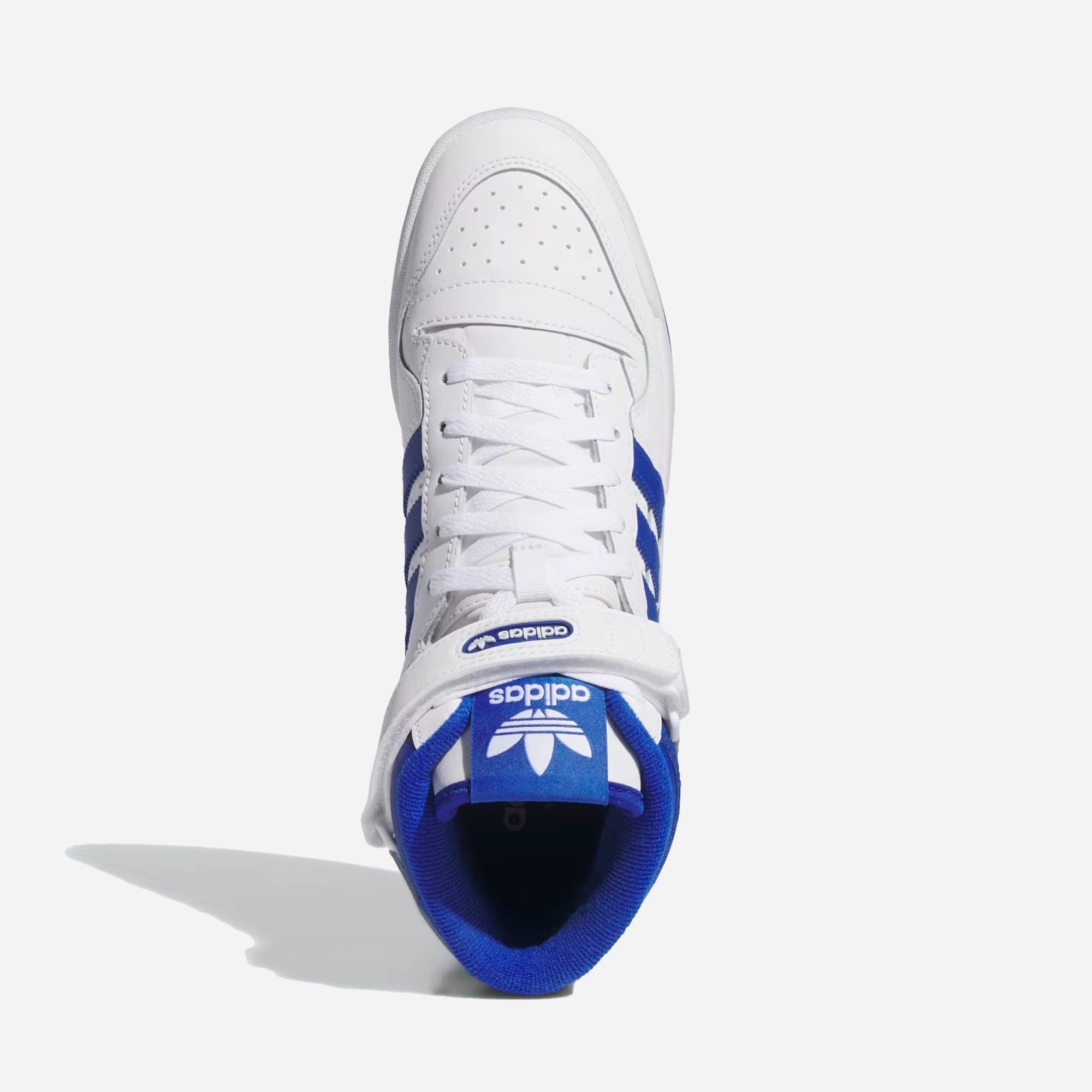 Runner's Choice Retro design ADIDAS ORIGINALS | FORUM MID { CLOUD WHITE/ROYAL BLUE