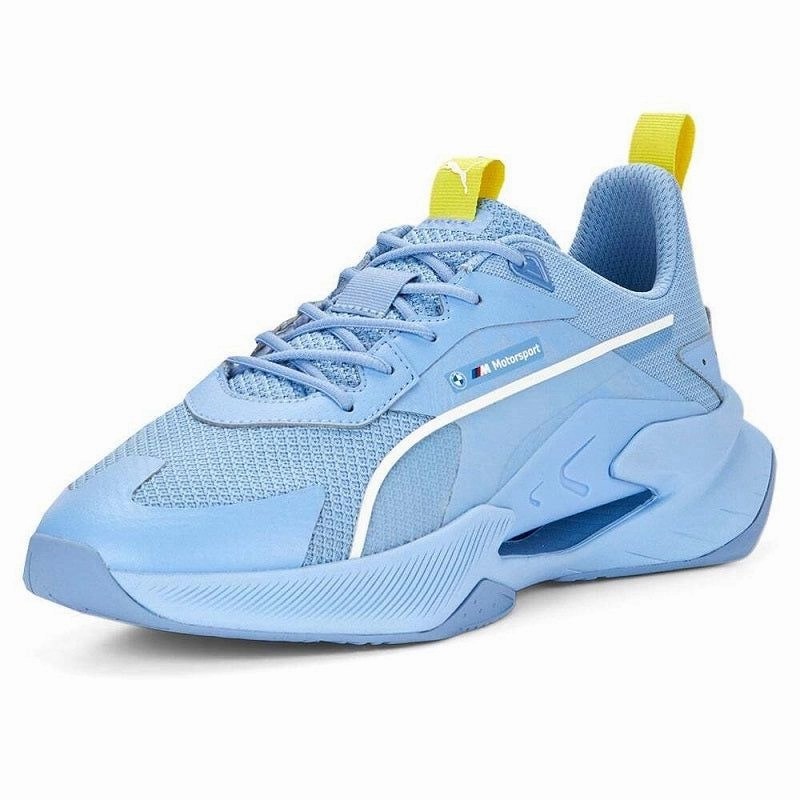Unstructured Look Puma Men's BMW M Motorsports LGND Renegade Shoes - Day Dream Blue / Yellow / White