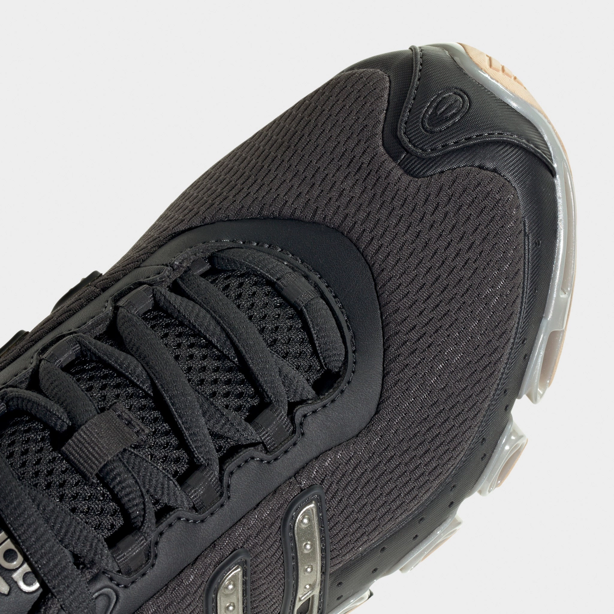 adidas Women's Mega Ride Carbon / Halo Blush - Champagne Classy comfort Wide Base Platform