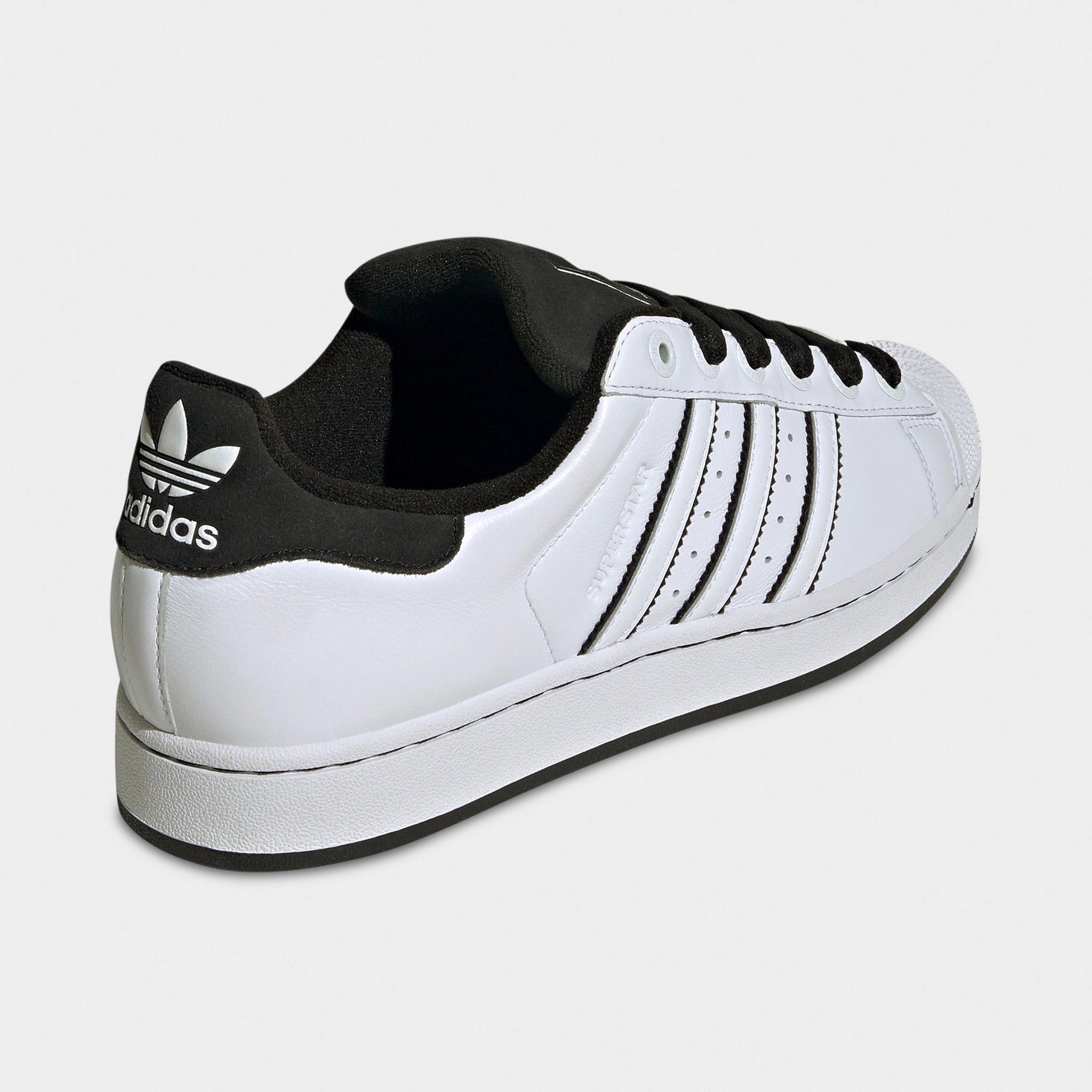 Supportive Footbed Mid Top adidas Superstar II White / Black - White