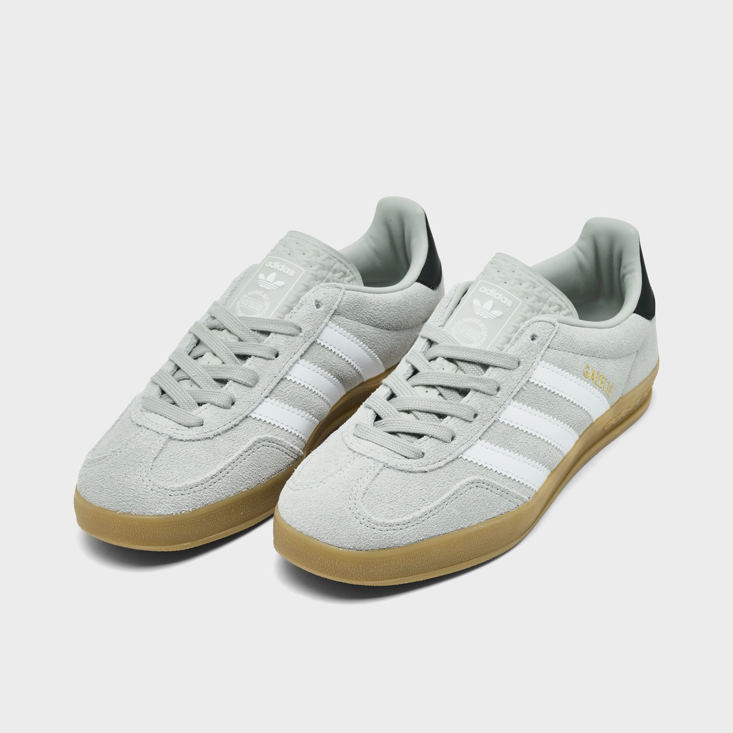 Glam stability adidas Juniors' Gazelle Indoor Wonder Silver / White