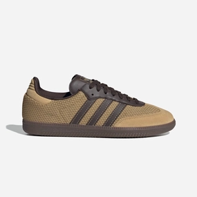 Everyday Motion Airflow Optimized ADIDAS ORIGINALS | SAMBA OG { GOLDEN BEIGE/DARK BROWN/GUM
