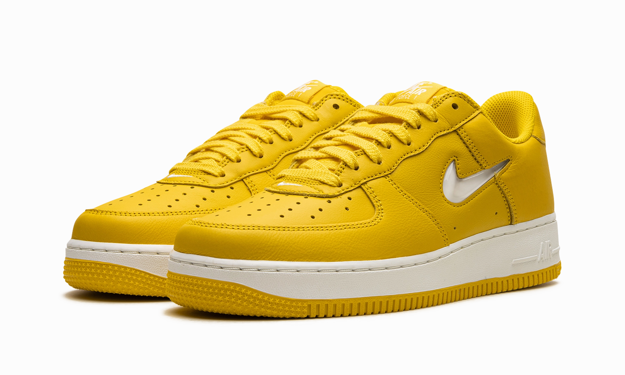 Slow Pace Quilt Warm Air Force 1 Low "Color Of The Month - Yellow Jewel"