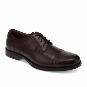 Dockers Mens Garfield Dress Cap Toe Oxford Shoe - Wide Widths Available Smart Fit Comfortable Feel