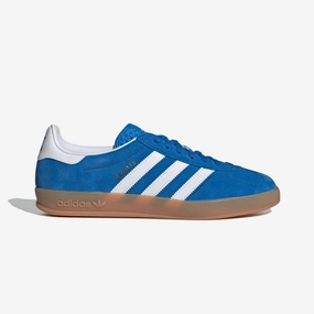 Hook And Loop Eco Friendly Construction ADIDAS ORIGINALS | GAZELLE INDOOR { BLUE BIRD/CLOUD WHITE/GUM